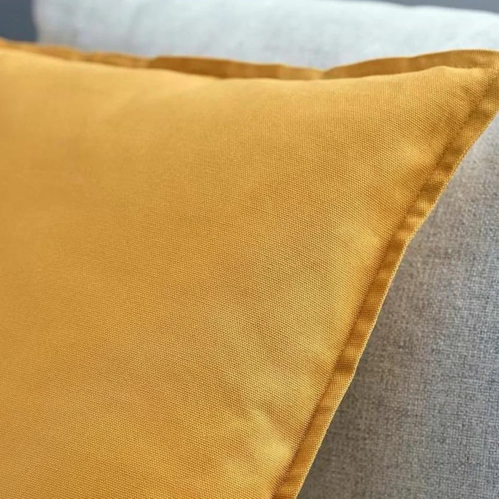 Yellow Cotton Pillowcase 20x20